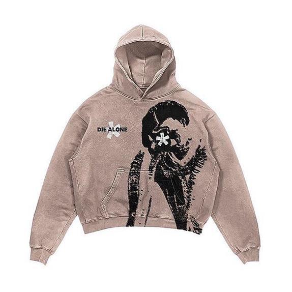 Die Alone Pullover Loose Sweatshirt